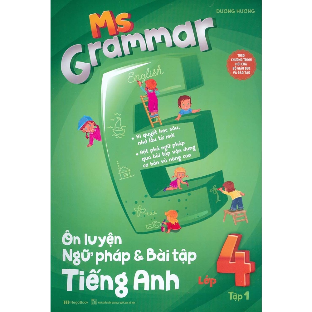 Sách - Ms Grammar - Ôn Luyện Ngữ Pháp Và Bài Tập Tiếng Anh Lớp 4 - Tập 1