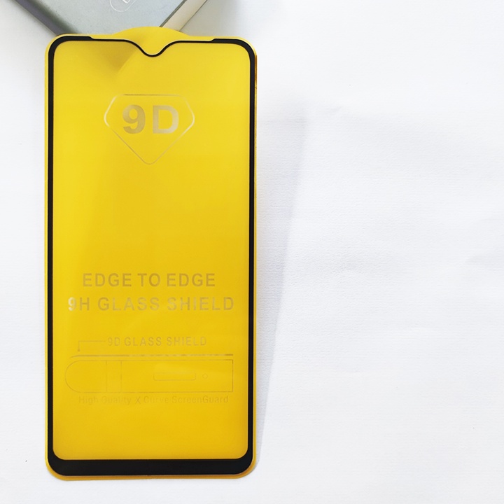 Kính Cường Lực OPPO F9 9D Full Keo Full Màn - Miếng Dán Màn HÌnh Cao Cấp - Viền Đen