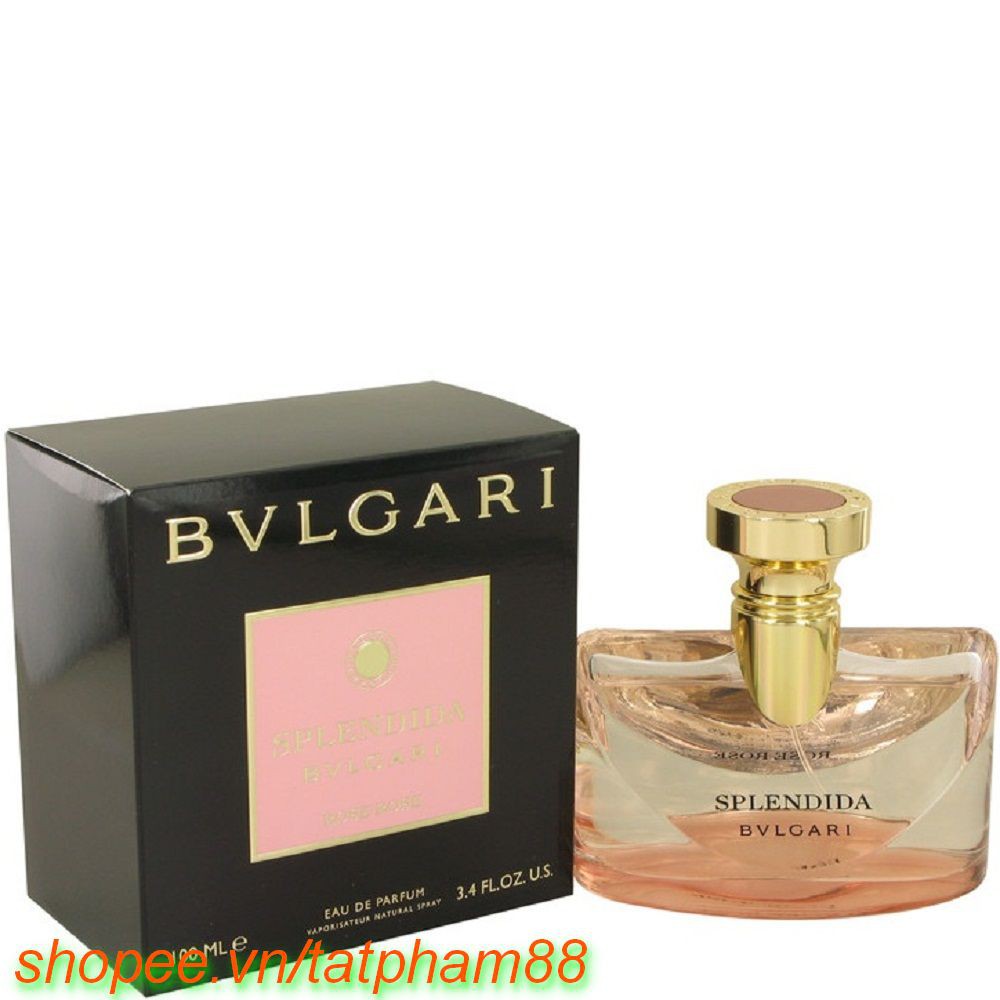 Nước Hoa Nữ 100Ml Bvlgari Splendida Rose Rose 100% Chính Hãng.