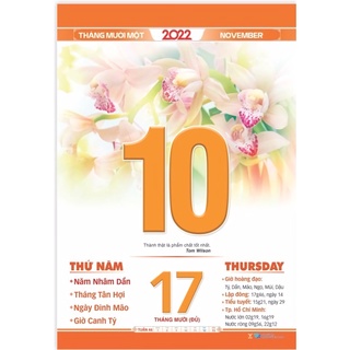 LỊCH TẾT 2022 - BLOC SIÊU ĐẠI TĐ10 (20 x 30cm)