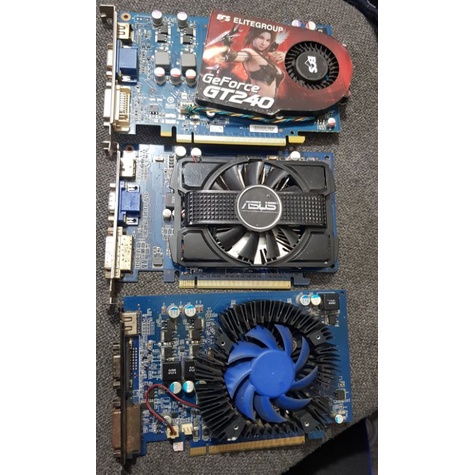 card vga gt 240 gt630 gt730 các hãng gigabyte, asus, msi, ecs hiệu năng ổn chơi game