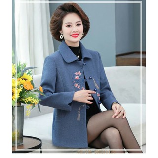 áo dạ mùa đông trung niên thời trang Quảng Châu