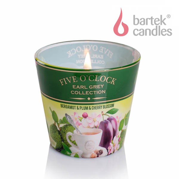 Ly nến thơm Bartek Candles BAT0556 Five O'clock 115g (Hương trà cam)