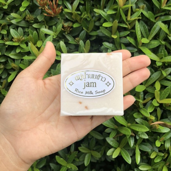 Xà Phòng Trắng Da Cám Gạo Jam Thái Lan 65g