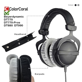 Đệm bọc đầu tai nghe/ băng đô thay thế cho Beyerdynamic DT770 DT880 DT990 PRO DT-770 DT-880 DT-990