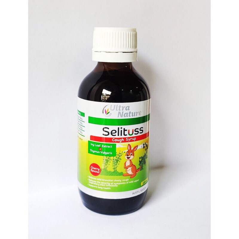 Siro ho Selituss 100 ml (hàng chính hãng Úc) cho trẻ sơ sinh, trẻ nhỏ, người lớn