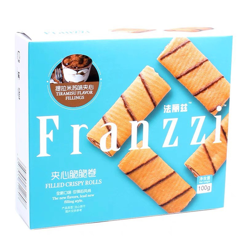 Bánh quy cao cấp franzzi hộp 100gram sẵn 4 vị !