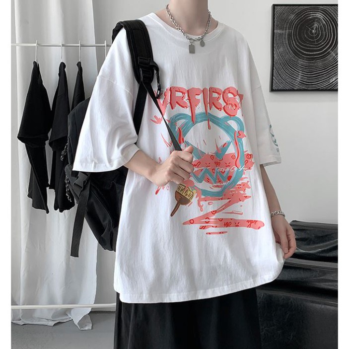 ÁO THUN, ÁO PHÔNG TAY LỠ UNISEX FORM RỘNG OVERSIZE NELLY ANIME M780 DH SHOP