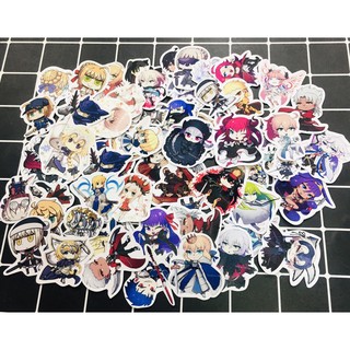 Sticker fatestaynight 30 cái ép lụa khác nhau , sticker fate grand order