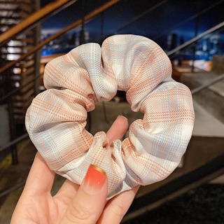 Combo 3 Cột tóc scrunchies sọc ca rô phong cách hàn quốc