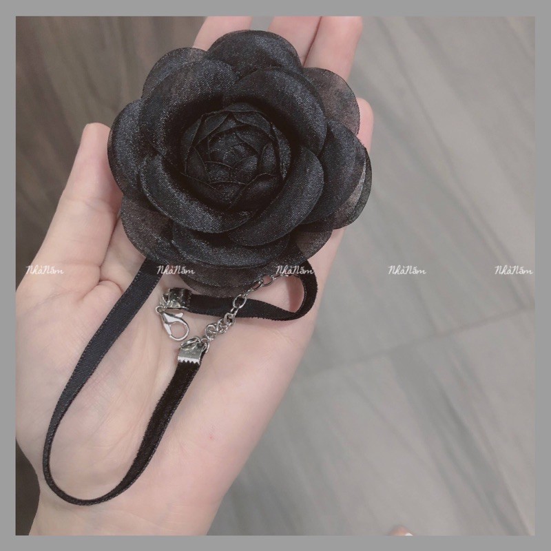 🎀 CHOKER CỔ HOA TRÀ VOAN SANG TRỌNG -