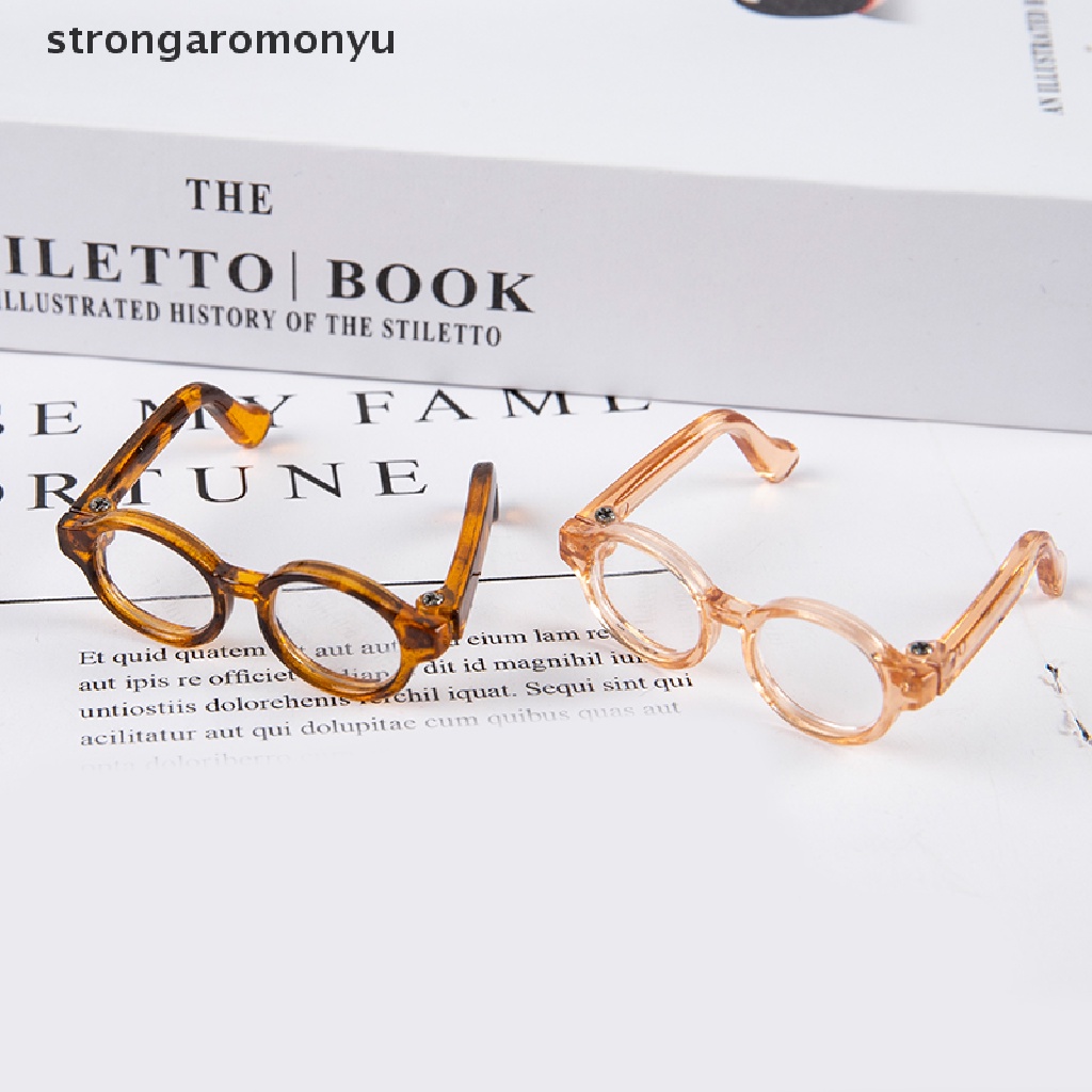 Mắt Kính Mini Dễ Thương 4.5cm Cho Búp Bê Tỉ Lệ 1 / 6 1 / 8 1 / 12