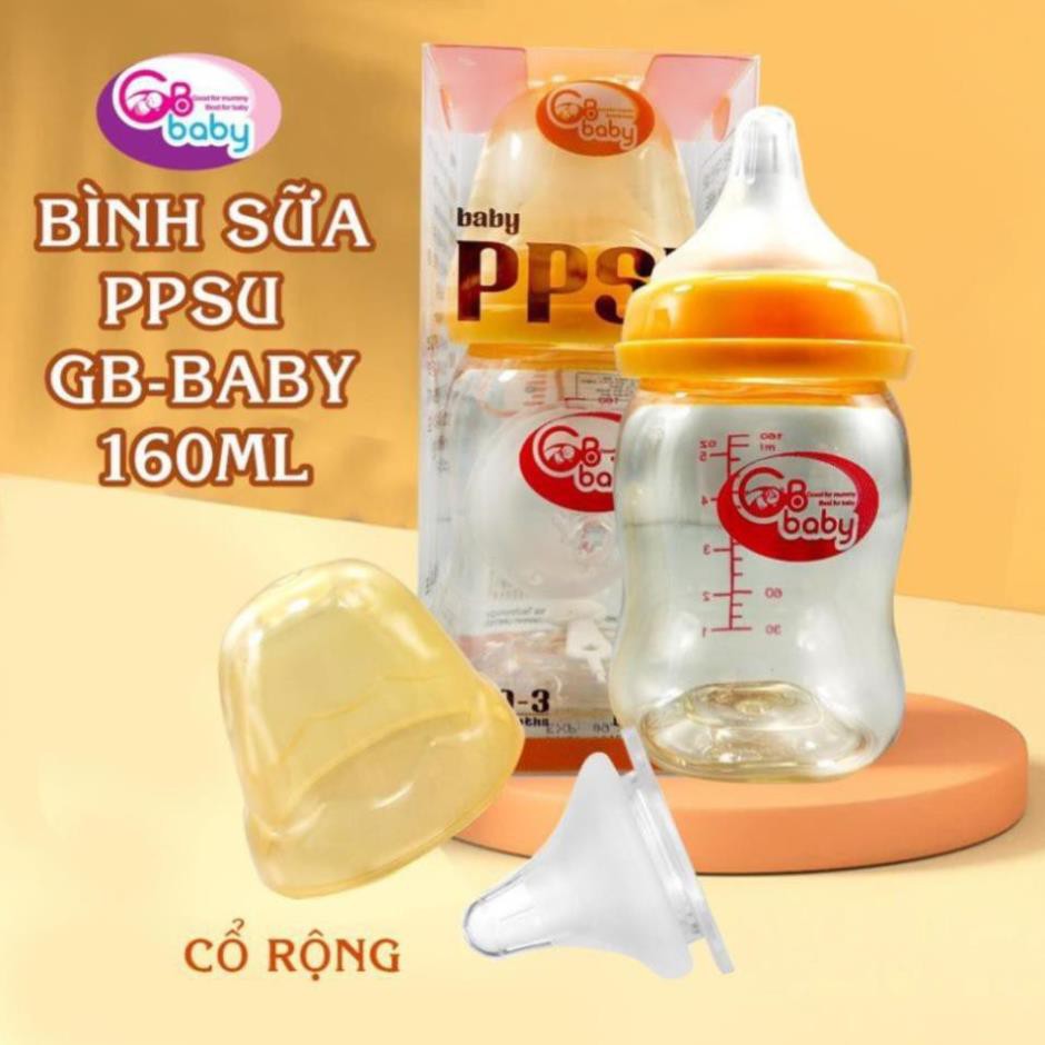 Bình sữa Hàn Quốc PPSU cổ rộng 160ml cho bé