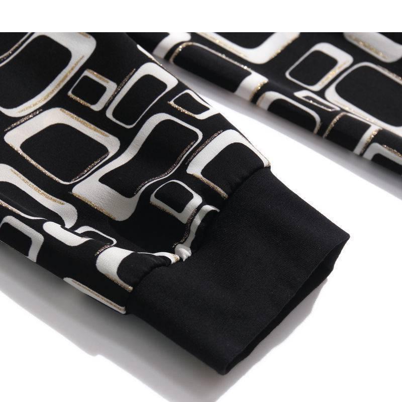 Áo thun tay dài plus size cho phụ nữ trung niên