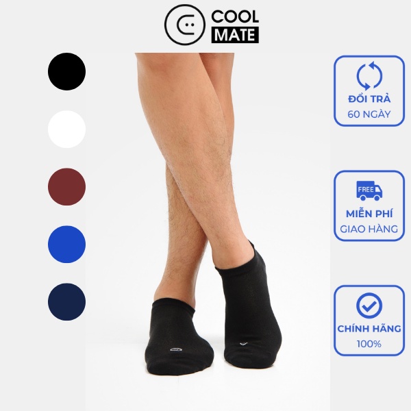 Tất cổ ngắn Cotton thoáng khí - Thương hiệu Coolmate