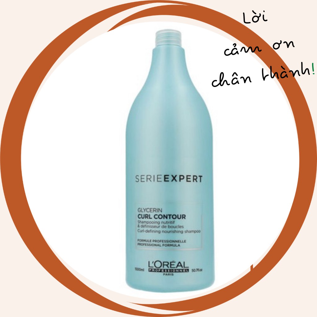 _DẦU GỘI CHĂM SÓC TÓC UỐN XOĂN LOREAL CURL CONTOUR  CHÍNH HÃNG