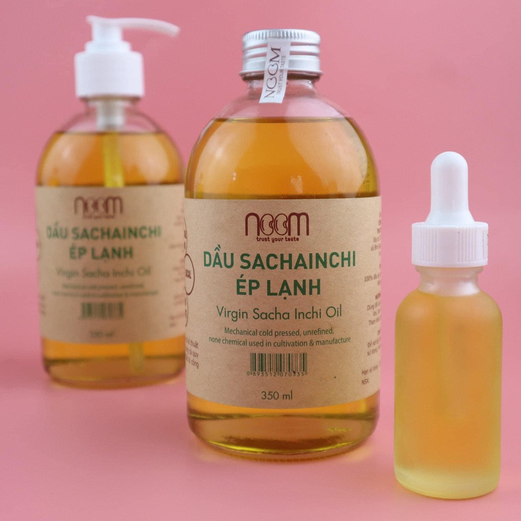 Dầu ép lạnh sacha inchi Noom giàu Omega3,6,9 và vitamin E - 50ml