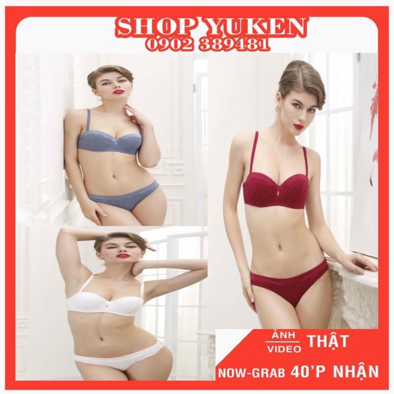 Bộ Đồ Lót Ren Nữ . Bộ cenka cao cấp nâng ngực hàng xịn
