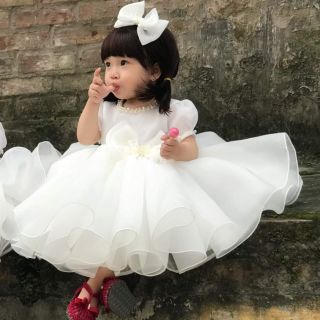 Đầm voan công chúa Hàn quốc siêu phồng xòe