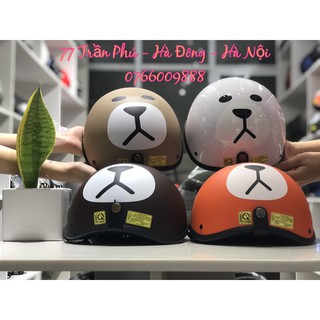 mũ bảo hiểm 1/2 hình cute