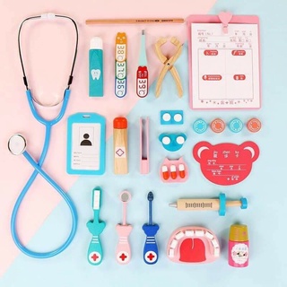 Bộ đồ chơi bác sĩ bằng gỗ cho bé