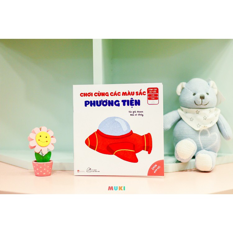 Sách - Chơi Cùng Các Màu Sắc - Phương Tiện (Ehon Nhận Biết dành cho bé 1-6 tuổi) | BigBuy360 - bigbuy360.vn