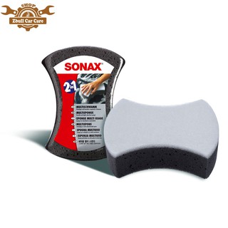 Xốp rửa xe hạn chế xước sonax 2-in-1 multi sponge 428000