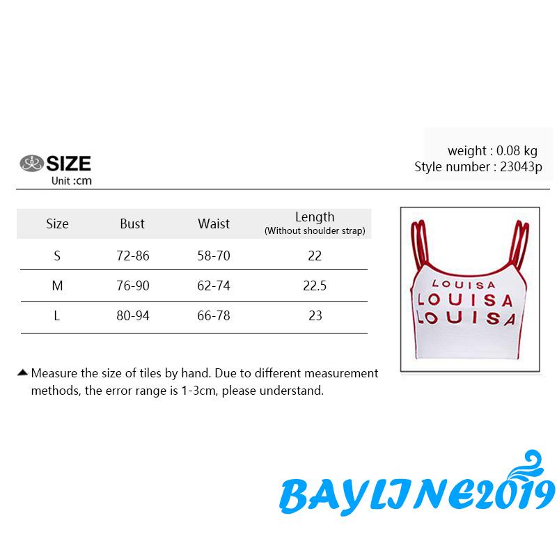 Áo Croptop Không Tay Thêu Chữ Thời Trang Cho Nữ