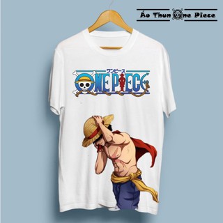 SALE- ⚡️FREESHIP⚡️Áo Thun In Hình Monkey D.Luffy Cực Đẹp, Cực Ngầu Kèm Logo One Piece - Áo Thun One Piece - mẫu siêu HOT