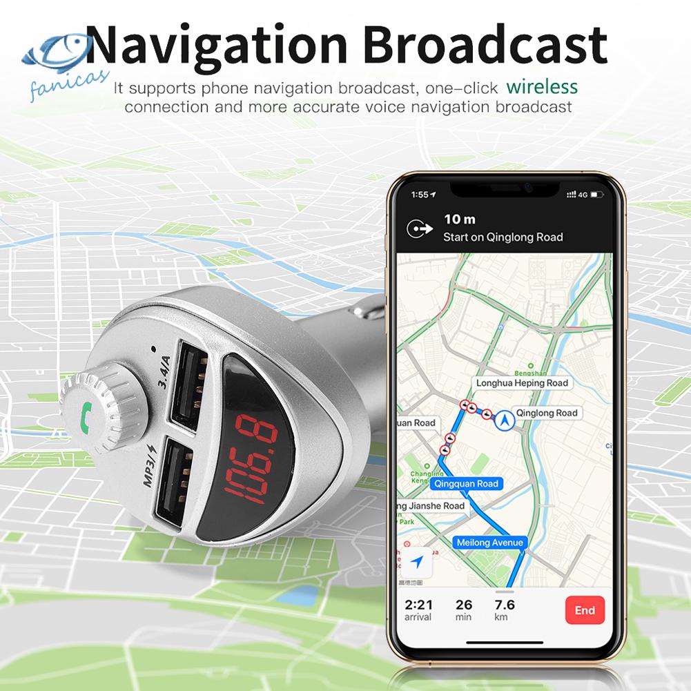 Bộ SạC USB Bluetooth FANICAS Cho MáY Nghe NhạC MP3