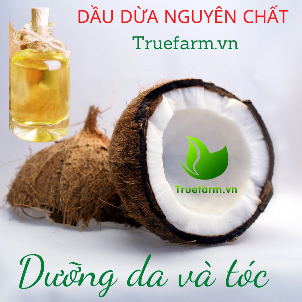 Dầu dừa nguyên chất Truefarm dưỡng da, dưỡng tóc | BigBuy360 - bigbuy360.vn