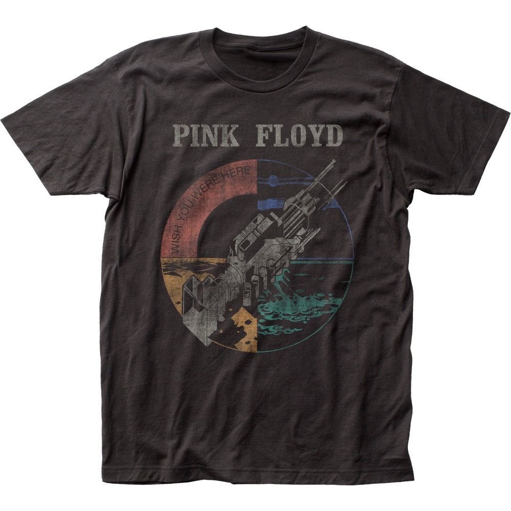 Áo Thun Nam In Chữ Pink Floyd Wish You Were Here Thời Trang
