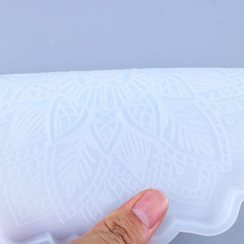 Khuôn Silicone Làm Đế Lót Ly Hình Hoa Hướng Dương DIY