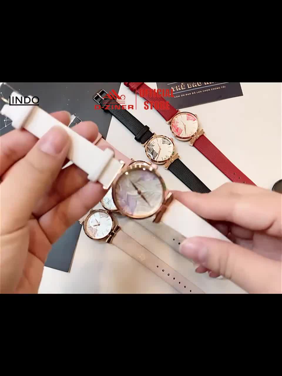 [TẶNG VÒNG TAY] Đồng Hồ Nữ Dây Da Đẹp Thời Trang Chính Hãng Cao Cấp CINLA ND29 – Thiết Kế Sang Trọng, Chống Nước | BigBuy360 - bigbuy360.vn