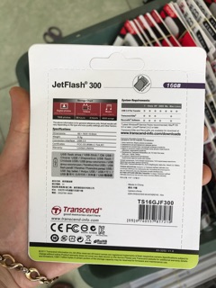 USB transcend 16GB bảo hành 6 tháng đổi mới
