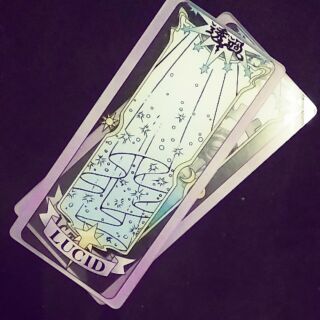 LUCID~ THẺ BÀI TRONG SUỐT SAKURA