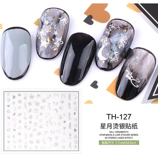 Sticker galaxy 3D - hình dán móng