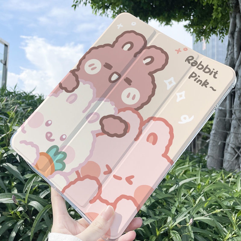 Bao Da Máy Tính Bảng Nắp Lật Gập Ba Cho Ipad Air 5 Pro 10.5'' 11'' 12.9'' 2018 2020 2021 Mini 1/2/3/4/5/6 Air 1/2/3/4/5 5/6th 7/8/9th Gen Ipad 7th Gen