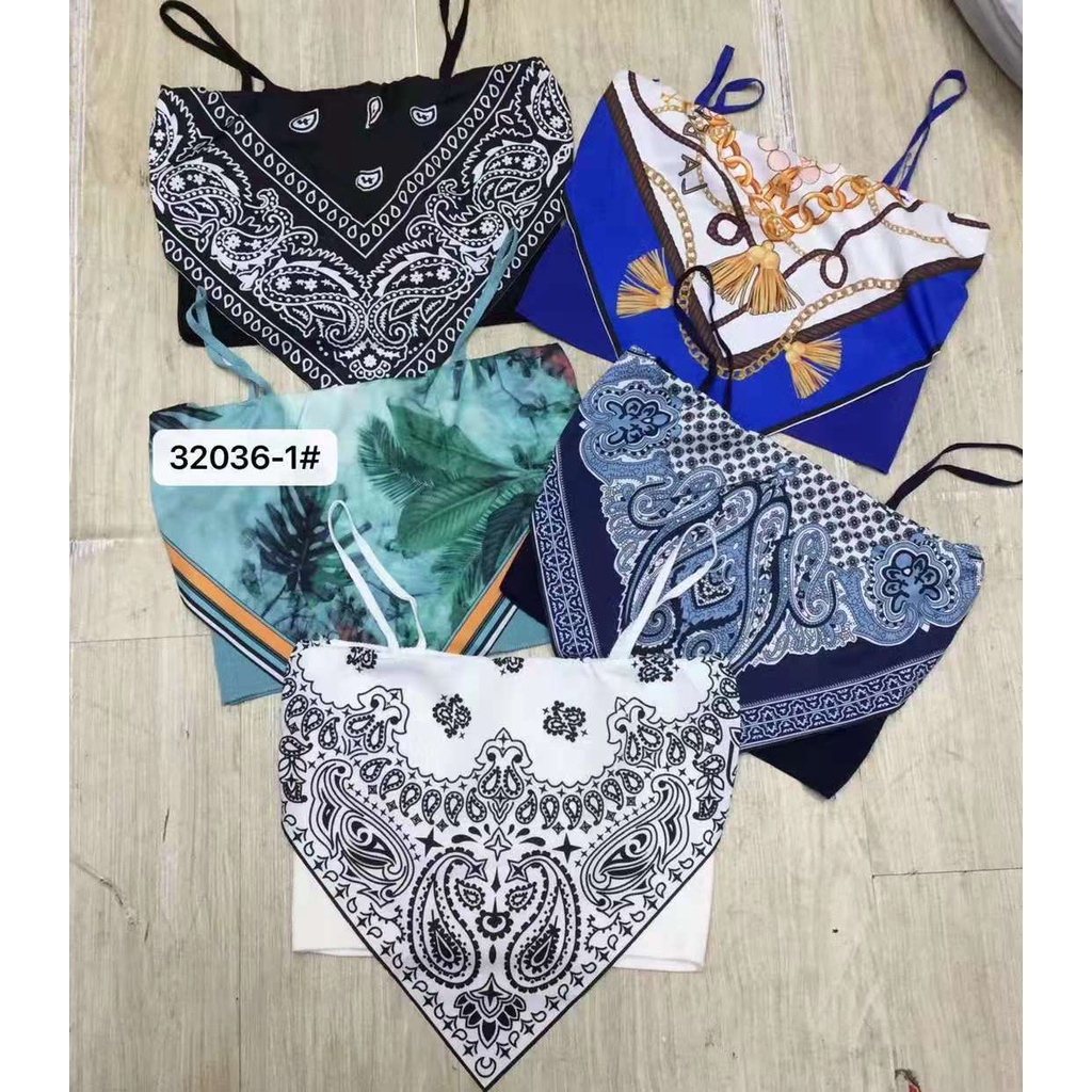 Áo Hai Dây Dáng Ôm In Họa Tiết Phong Cách Cổ Điển Quyến Rũ Thời Trang Mùa Hè Hàng Mới 2022