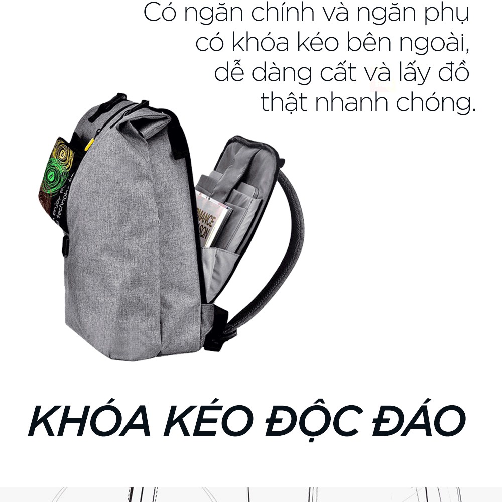 BA LÔ XIAOMI MI TRAVEL BACKPACK - HÀNG CHÍNH HÃNG