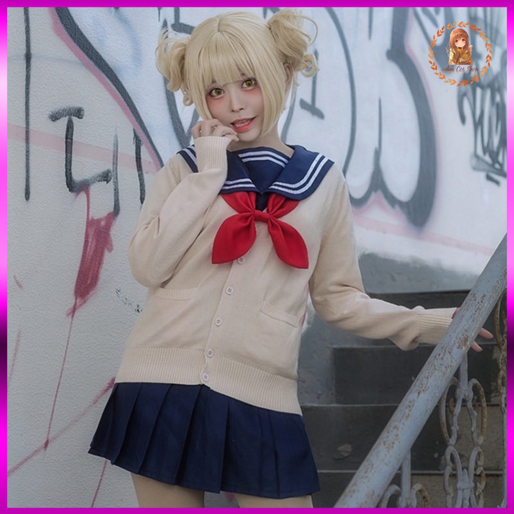 Trang phục set đồ hóa trang cosplay Himiko Toga học viện anh hùng