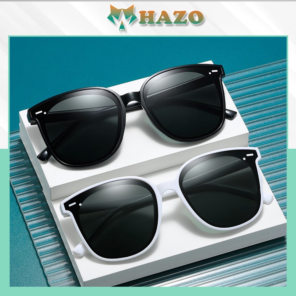 Mắt Kính Thời Trang Hot Hit 305 2 Màu Đen Trắng Phong Cách Hàn Quốc - Hazo
