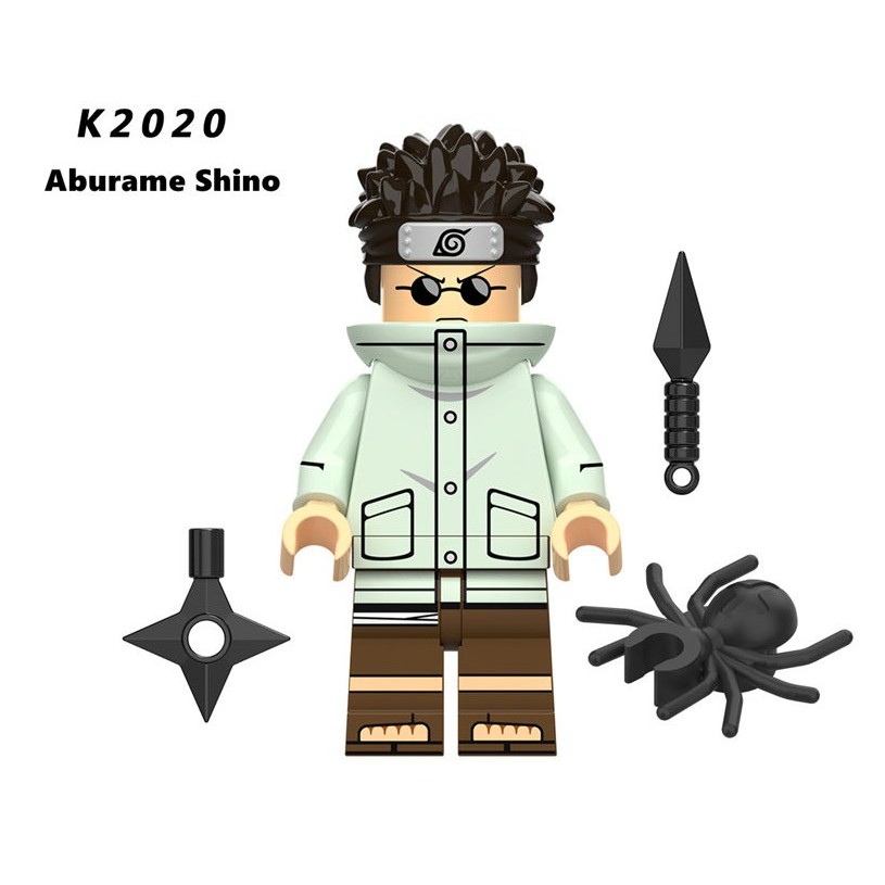 LEGO NARUTO MINIFIGURES KDL803 Sarutobi Hiruzen Orochimaru Rock Lee Aburame Shino