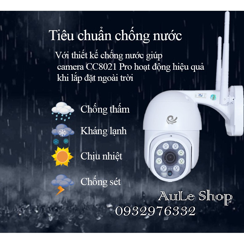 CAMERA WIFI CARECAM NGOÀI TRỜI CC8021 PRO - FULL HD | BigBuy360 - bigbuy360.vn
