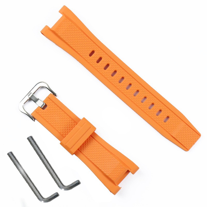 Dây đeo đồng hồ cao su Casio GST-W300 Ban nhạc đồng hồ đeo tay thay thế GST-S110 GST-W110 Gshock Watchstraps