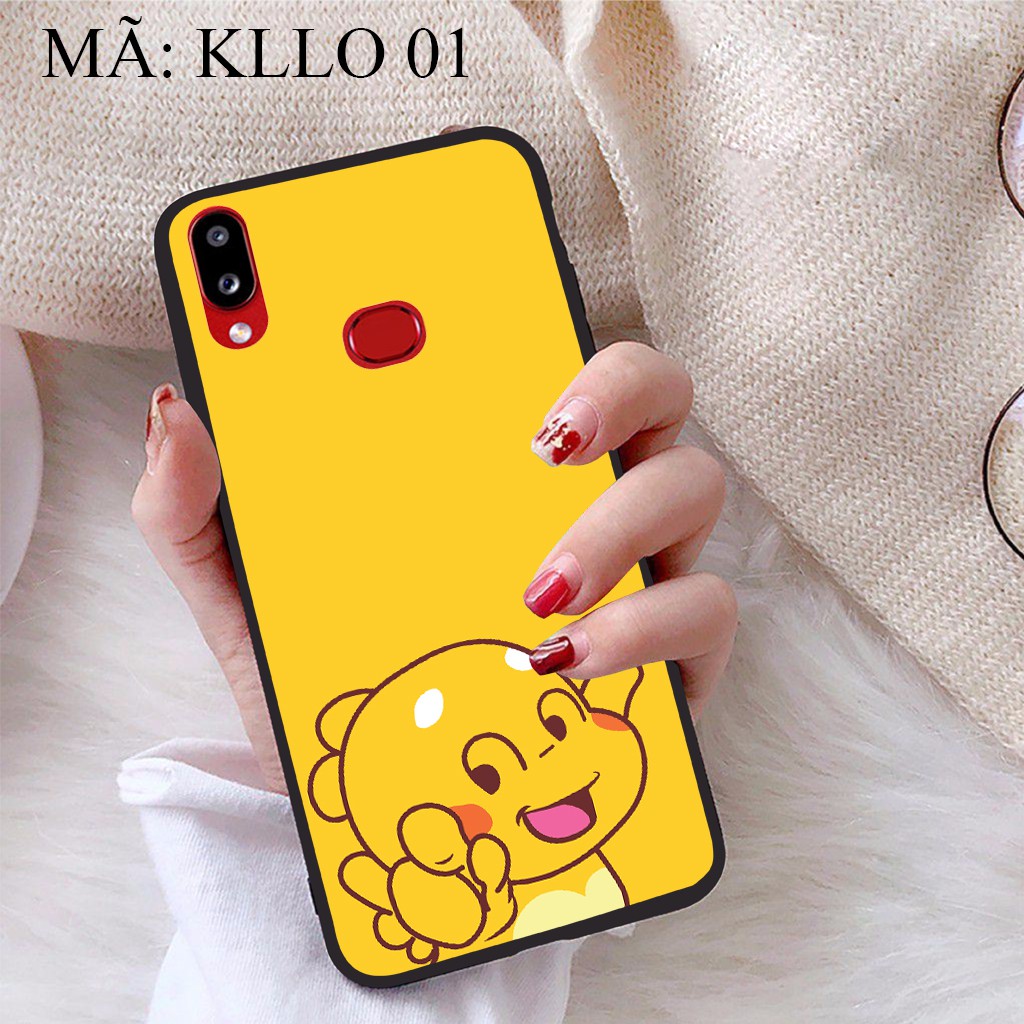Ốp lưng Samsung A10S viền dẻo TPU BST Khủng Long Lai Ong