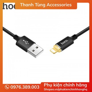 Cáp sạc Hoco U28 Lightning 1M - Nam châm -Cáp Chính Hãng Sạc iphone Ipad - Bảo hành 12 tháng.