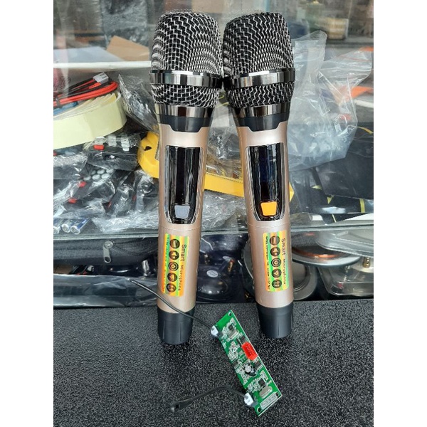 Bộ 2 mic loa kéo không dây