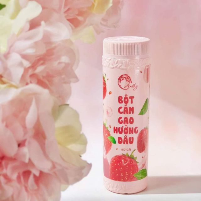 Bột Cám Gạo Hương Dâu  Anthy Organic