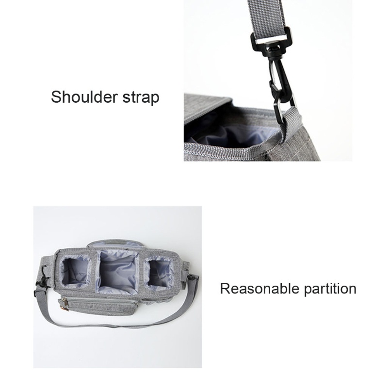 Túi Đựng Đồ Đa Năng Treo Xe Đẩy Em Bé